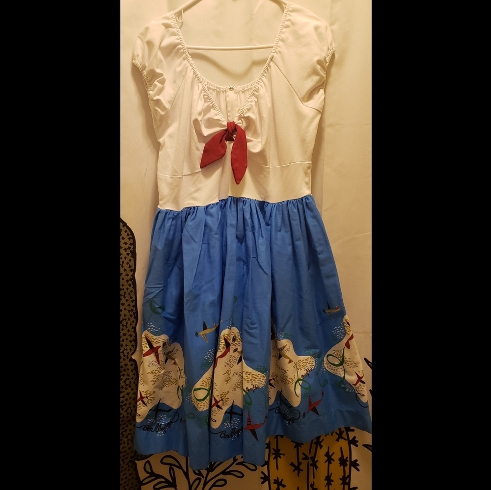 PUG Mary Blair airplane dress